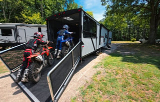 Take Your Toys Too!! 28' Forest River Toy Hauler