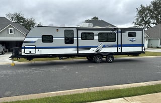 31 foot bunkhouse with remote office
