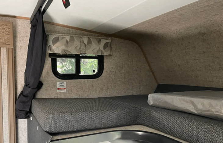 Bunk area over driver