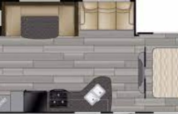 Layout with slide open.