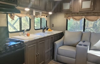2018 Keystone Passport at neat Cozy Acres RV Park