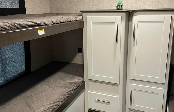 3 bunks located in this room.