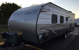 Adorable updated chic camper