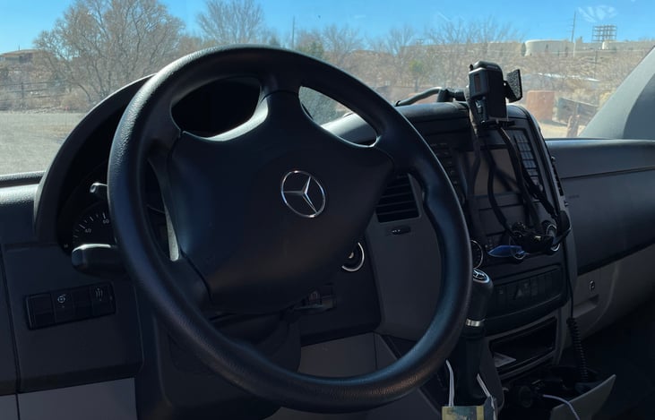 Steering wheel. Low mileage