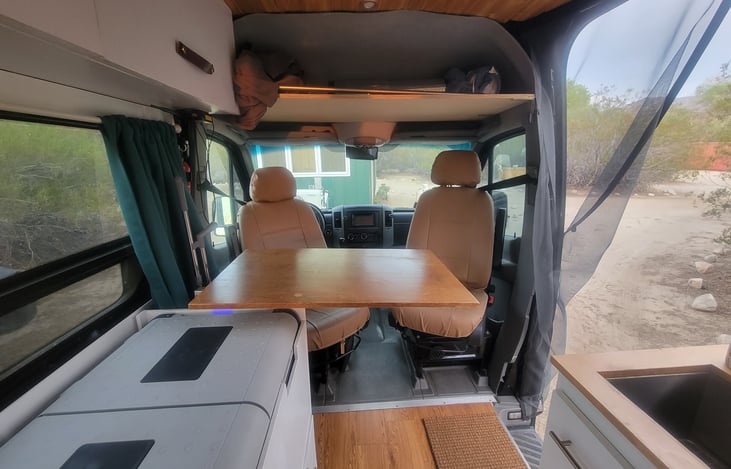 Extendable table into standing