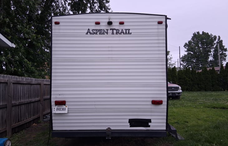 Back of trailer