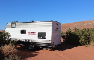 Lightweight and easy to tow Coleman Travel Trailer