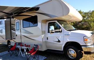 Funky Class C RV w/ 2 Bunks + Queen Suite Sleeps 8