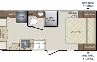 2017 Keystone RV Bullet 210RUDWE