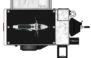 SUV Towable Toy Hauler Travel Trailer - Sleeps 2