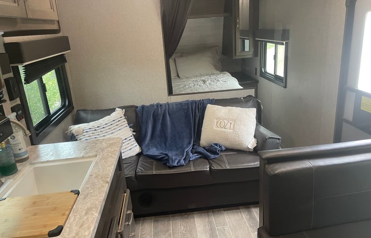 Sofa folds out to sleeper