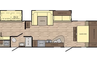 Zinger 2 room  bunk house. Delivery only