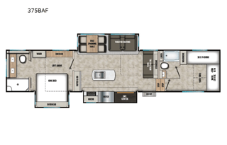 NEW 2025 Coachmen Chaparral 375BAF (2 full baths)