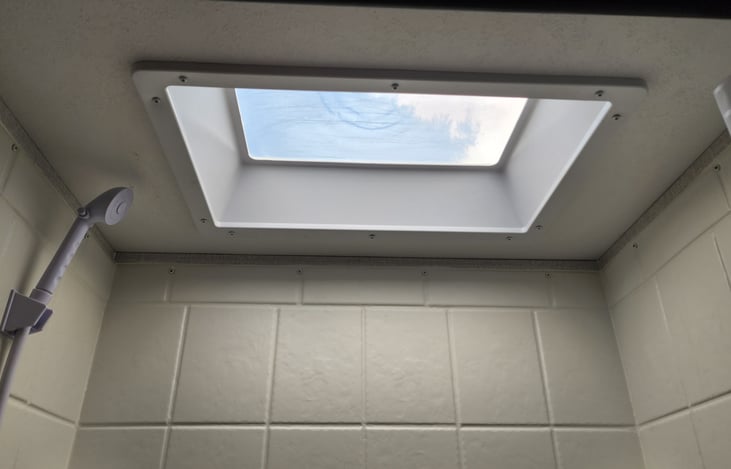 sunlight in bathroom