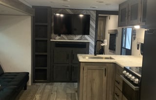 Camp at HOLIDAY TRAVEL PARK in our Travel Trailer!
