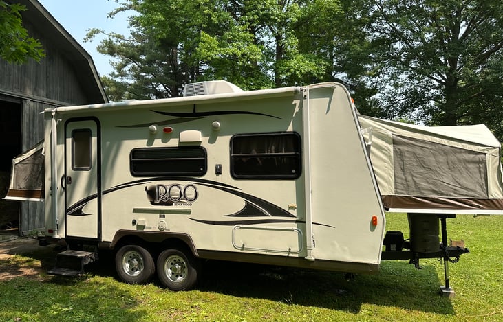 Popped out and ready to camp