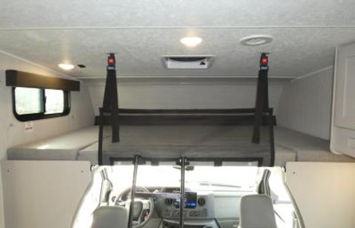 bunk above driver cab