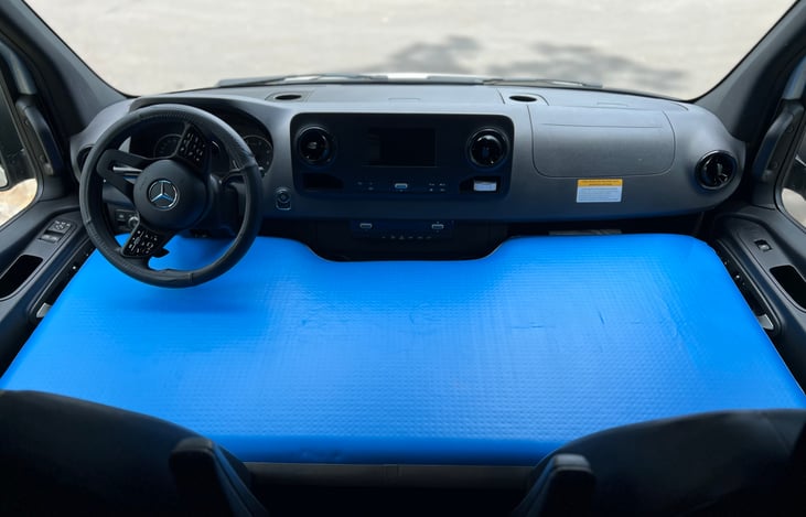 Optional ADD ON: Front cab-bunk inflatable air mattress good for shorter size children