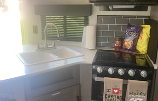 Elijah's bunkhouse trailer