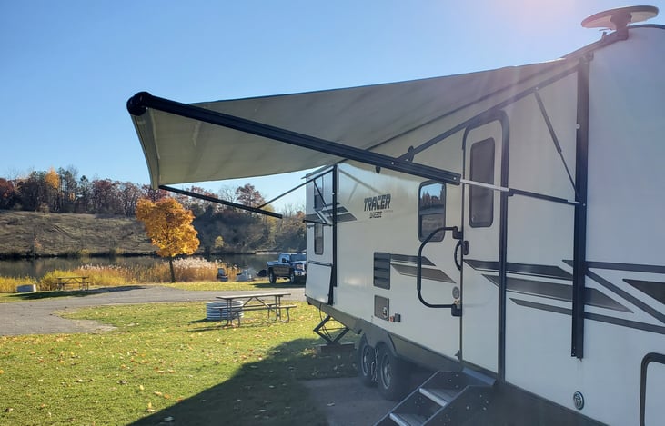 Outdoor Kitchen and 19 foot awning