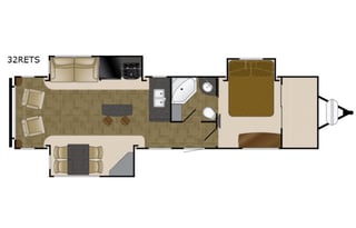 2018 Heartland North Trail 32RETS King