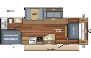 2018 Jayco Jay Flight Bunkhouse with 1 slide out