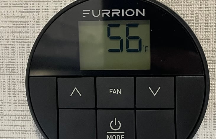 Central control for both heat and A/C