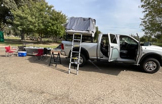2018 Ram 2500 with 2024 Rough Country Roof Tent