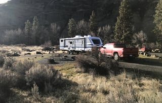 31 foot bunkhouse with remote office