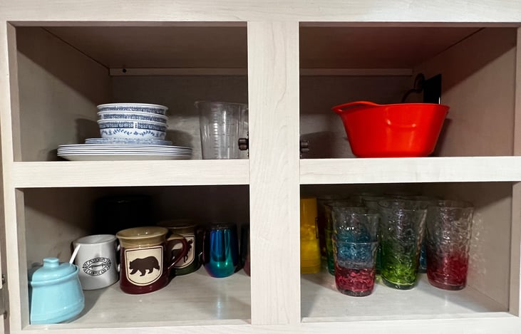 Dishes, cups, mugs and mixing bowls!