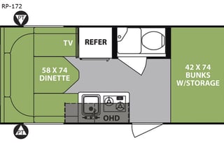 2018 Forest River RV R Pod RP-172