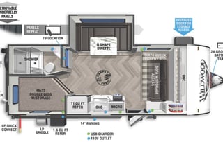 2021 Forest River RV Salem FSX 178BHSK