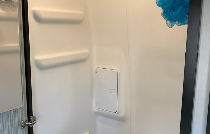 The hot shower is the best way to end a long day of hiking, biking or even just laying out on the beach.