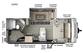 2019 Forest River RV Rockwood Mini Lite 2509S
