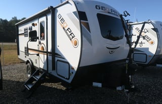 Race ready! Cozy bunk house camper.