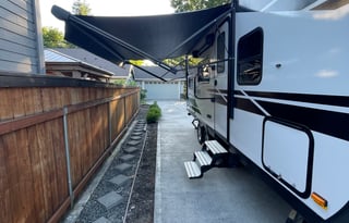 Family Set-up Camper, Ready to Roll Out!