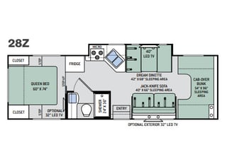 2017 Thor Motor Coach Four Winds 28Z