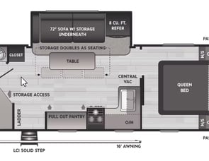 Keystone RV Hideout 25DBWE