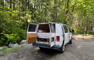 PNW Van Conversion | Solar · Roof Rack · Fridge