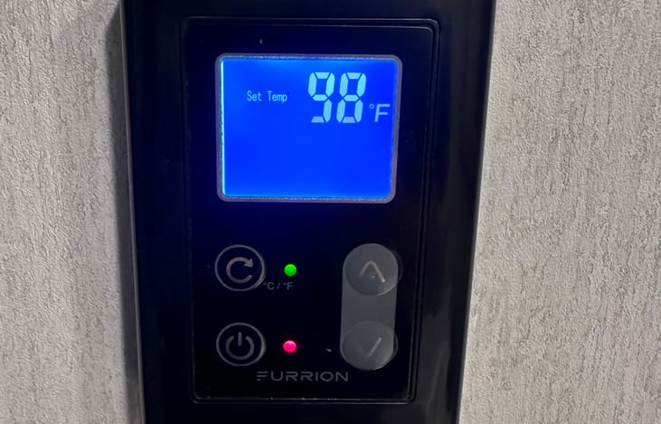 Water heater temperature adjustment