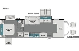 Fully stocked 2019 Coachmen Leprechaun 319MB