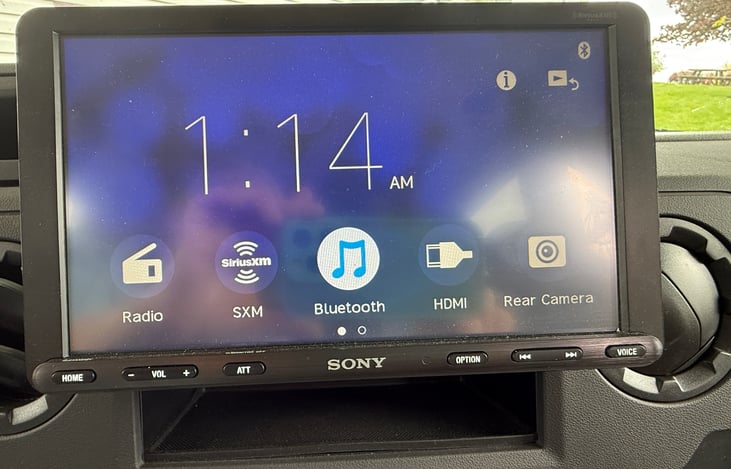 Find all your music here... connect to bluetooth and USB
