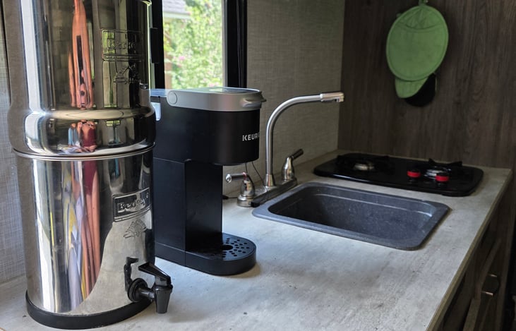 Available Keurig and Berkey water filter