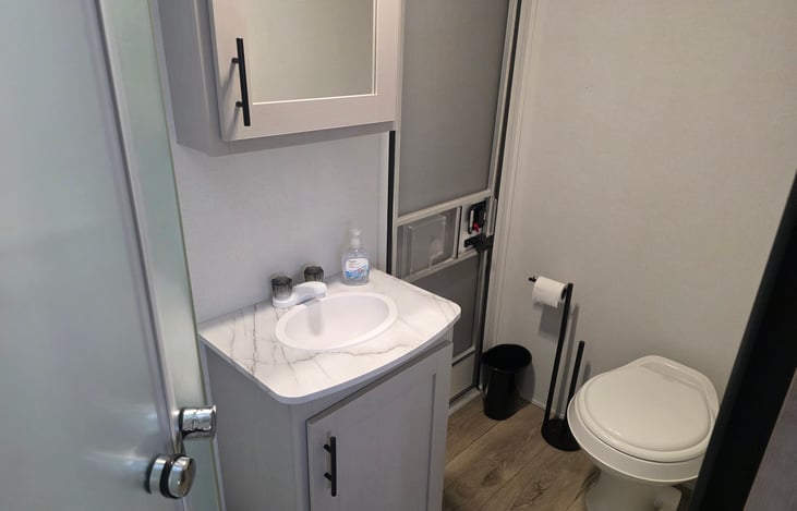 Bathroom and 2nd exterior door