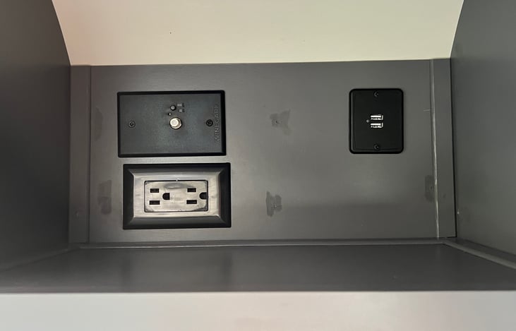 POWER OUTLETS AND MORE BELOW