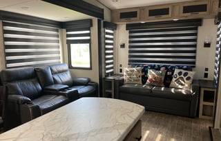 Our RV is Pet and Kid friendly.It's a nice getaway