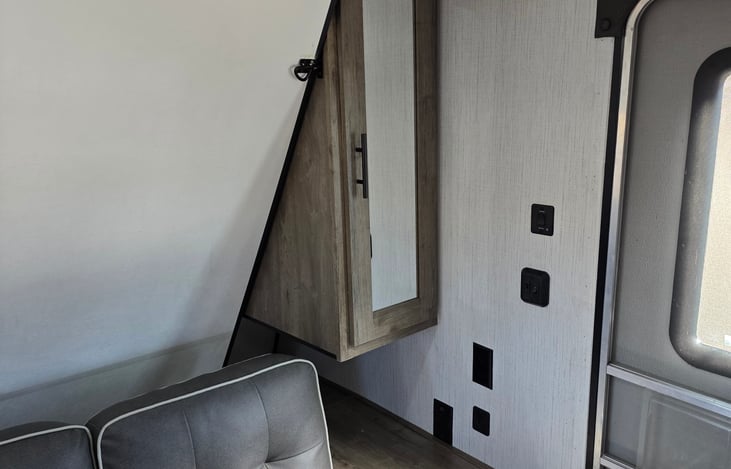 Mirrored Mini Closet