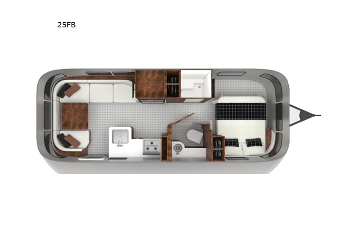 Representative floor plan provided by a trusted RVshare partner.