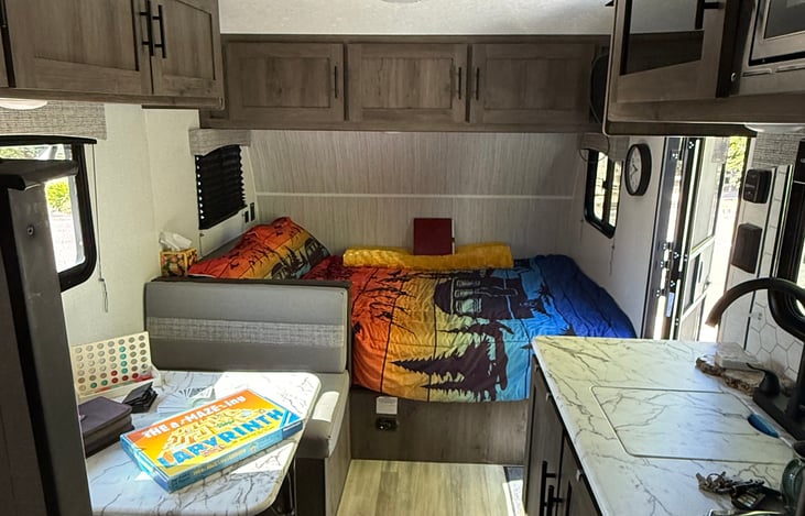 Stocked with games and cards.