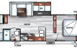 2018 Forest River RV Salem 30KQBSS